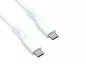 Preview: USB Type C to C charging cable, white, 1.5m 2x USB Type C plug, 60W, 3A